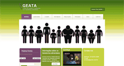 Desktop Screenshot of geata.med.br